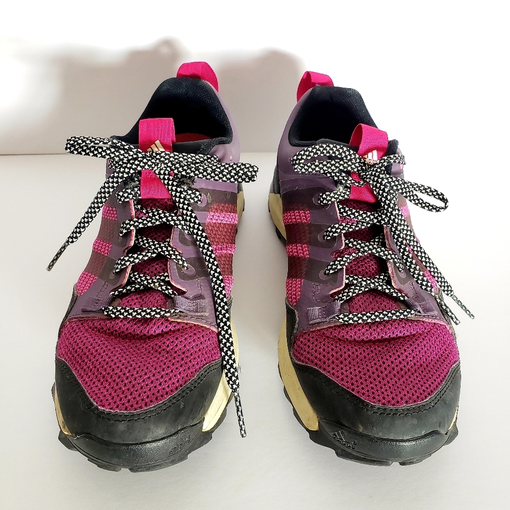 Adidas Kanadia tr7 trail running sneakers AQ4813 pink purple black US 8 women